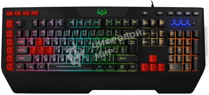 Клавиатура SVEN KB-G9600 проводная, USB Type-A, чёрный