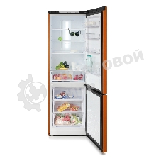 Холодильник Бирюса Б-T960NF оранжевый двухкамерный 240/100 л морозилка снизу, No Frost