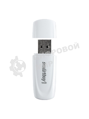 Флешка USB Smartbuy Scout White (SB016 Gb2SCW), 16Gb, USB 2.0, R/W 15/8, белый