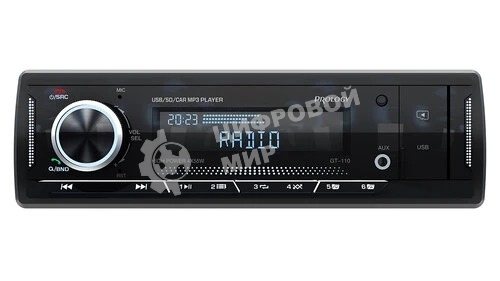 Автомагнитола Prology GT-110, 1 DIN, Bluetooth, USB Type-A, AUX