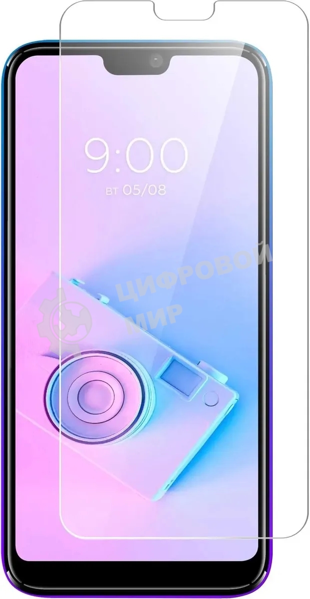 Защитное стекло для экрана BoraSCO Hybrid Glass для BQ Magic S гибридная