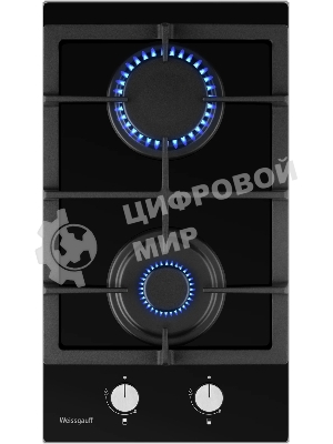 Газовая варочная панель Weissgauff HGG 320 BGL черный