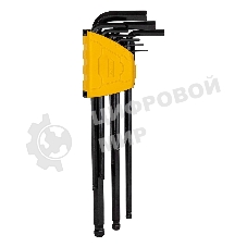 Набор шестигранных ключей с шаром сверхдлинных Deli DL232309H 9 шт Материал CR-V. Спецификация: 1,5,2,2,5,3,4,5,6,8,10мм, пластиковый держатель