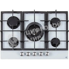 Газовая варочная панель MBS PG-801WH стекло белое