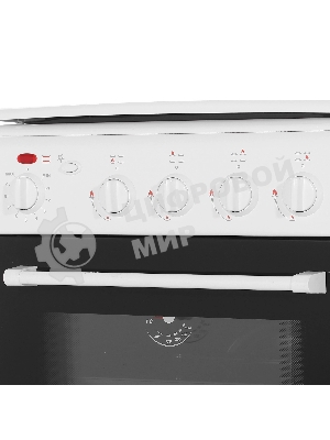 Плита комбинированная Cezaris ПГЭ 1000-03 белый, конфорок 4 шт, духовка 45 л, 51 см x 85 см x 52 см