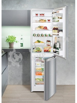 Холодильник Liebherr CUELE 3331-26 001 серебристый двухкамерный 212/84л морозилка снизу