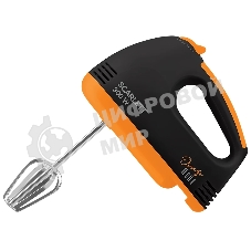 Миксер ручной Scarlett SC-HM40S20 300 Вт, черный/оранжевый