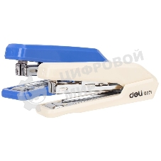 Степлер Deli E0271 Essential N10 (15 листов), ассорти, 50 скоб, закрытый, коробка