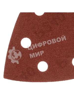 Треугольник абразивный Denzel на ворc. подложке под 