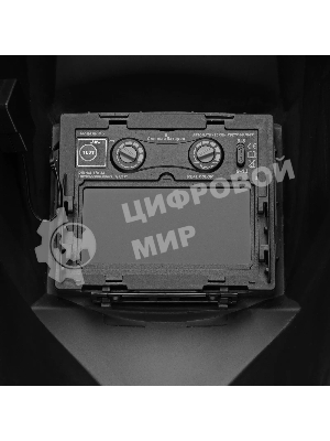 Щиток защитный лицевой (маска сварщика) Denzel F6, см. окно 93х43, Real Color, DIN 5-8/9-13