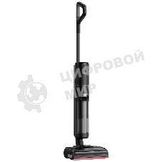 Пылесос вертикальный Dreame Wet and Dry Vacuum H15S черный, питание от аккумулятора, 400 Вт, уборка сухая/влажная, пылесборник 0,7 л
