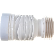 Труба для унитаза гофрированная L 250-460 мм D110 мм