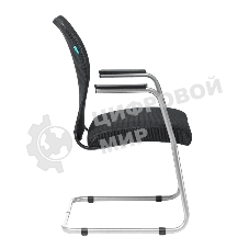 Кресло Бюрократ CH-599AV/TW-11 черный, экокожа, 120 кг, механизм качания