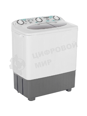 Стиральная машина Славда WS-60РЕТ белый/серый, загрузка вертикальная 6 кг, 1350 об/мин, класс: А