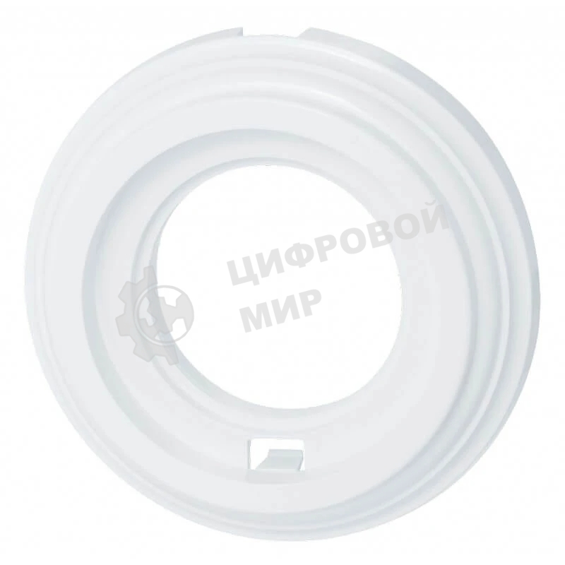 Рамка Bironi BF1-610-21 1-м Лизетта ретро ABS-пластик белый