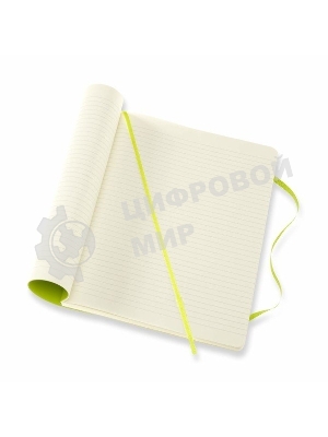 Блокнот Moleskine Classic XL,192 страниц, лаймовый, в линейку
