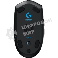 Мышь беспроводная Logitech G304 Lightspeed черный, 12000 dpi, радиоканал, USB, кнопки - 6