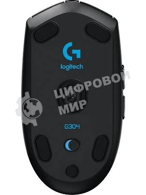 Мышь беспроводная Logitech G304 Lightspeed черный, 12000 dpi, радиоканал, USB, кнопки - 6