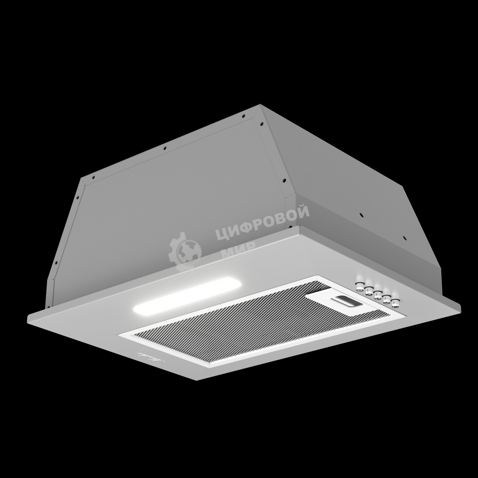 Вытяжка встраиваемая Monsher Angers 40 Acier серебристый, 40 см, 800 куб. м/ч, 45 дБ