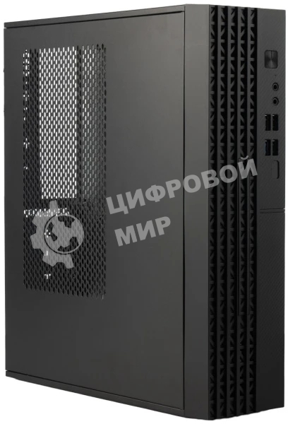 Корпус mATX Eurocase A001 черный, ABS пластик, 2*USB2.0, 2*USB3.0, HD AUDIO