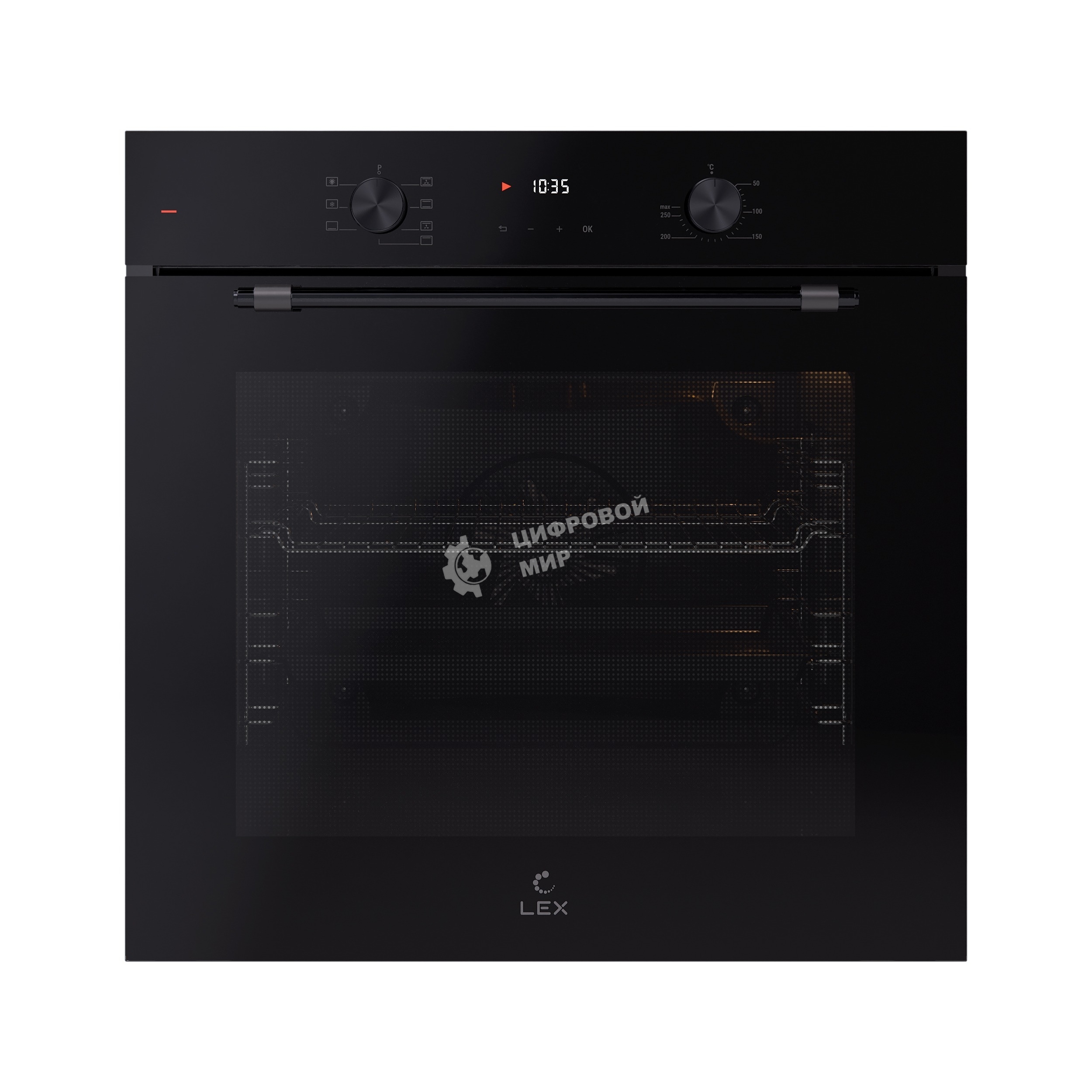 Духовой шкаф электрический LEX EDP 671 BBL MAX, встраиваемый, черный