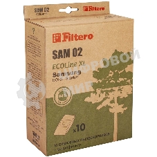 Комплект бумажных пылесборников Filtero SAM02 (10+фильтр) ECOLine XL (R)