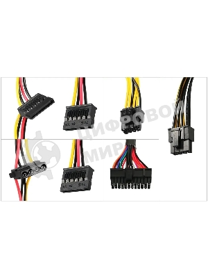 Блок питания KingPrice KPPSU450 ATX 450W (20+4pin) 120мм fan 3xSATA