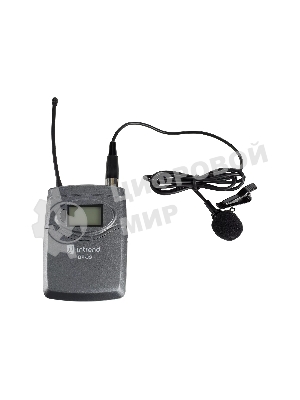 Микрофонная система Intrend ITWMIC-JS-LH цифровая, беспроводная, двухканальная. 2 поясных передатчика, 2 головных микрофона, 2 петличных микрофона, диапазон UHF, LCD дисплей