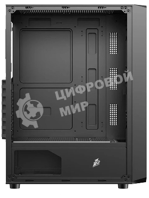 Компьютерный корпус 1STPLAYER FD3 Black, ATX, 4x120мм LED fans inc.