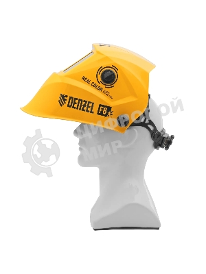 Щиток защитный лицевой (маска сварщика) Denzel F6, см. окно 93х43, Real Color, DIN 5-8/9-13