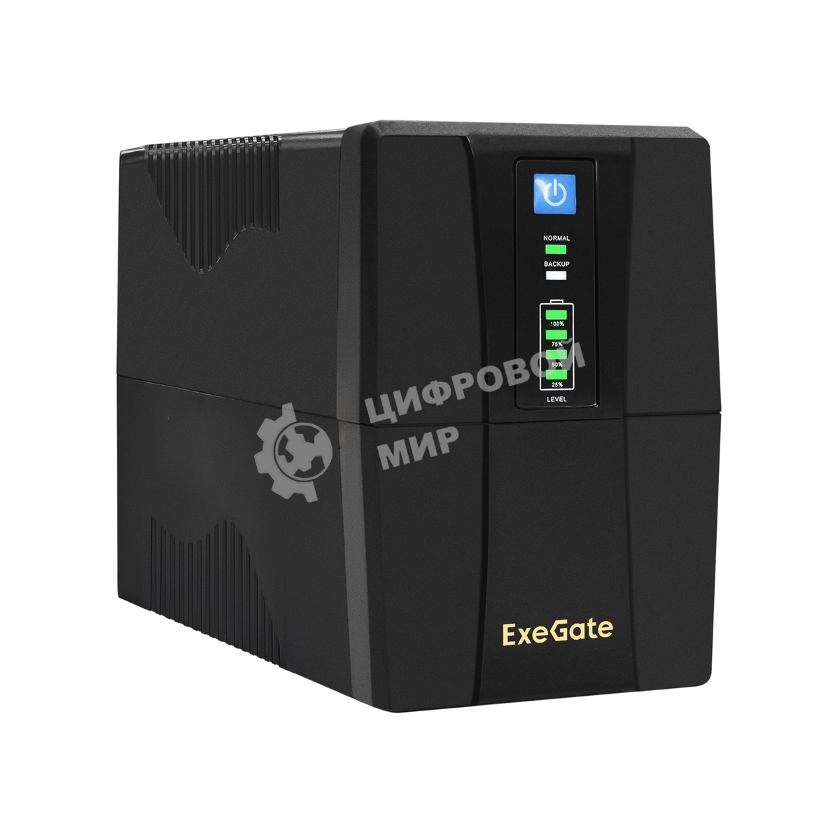 Источник бесперебойного питания ExeGate EP285472RUS Power Back BNB-850.LED.AVR.C13.RJ.USB 850VA/480W, LED, AVR,4*IEC-C13, RJ45/11, USB, черный