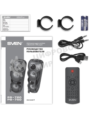 Мобильные колонки SVEN PS-720 2.0 черные
