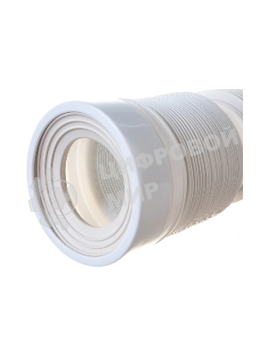 Труба для унитаза гофрированная L 250-460 мм D110 мм