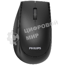 Мышь беспроводная Philips SPK7627 черный, 1600 dpi, радиоканал, Bluetooth, USB, кнопки - 5