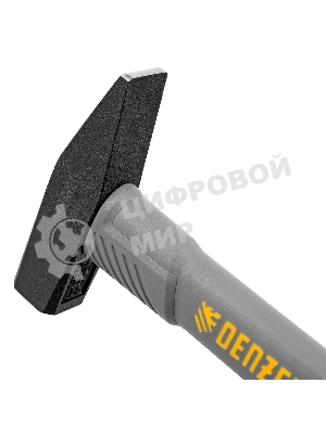 Молоток слесарный Denzel 300 г, кованый, фибергласовая рукоятка c TPR покрытием