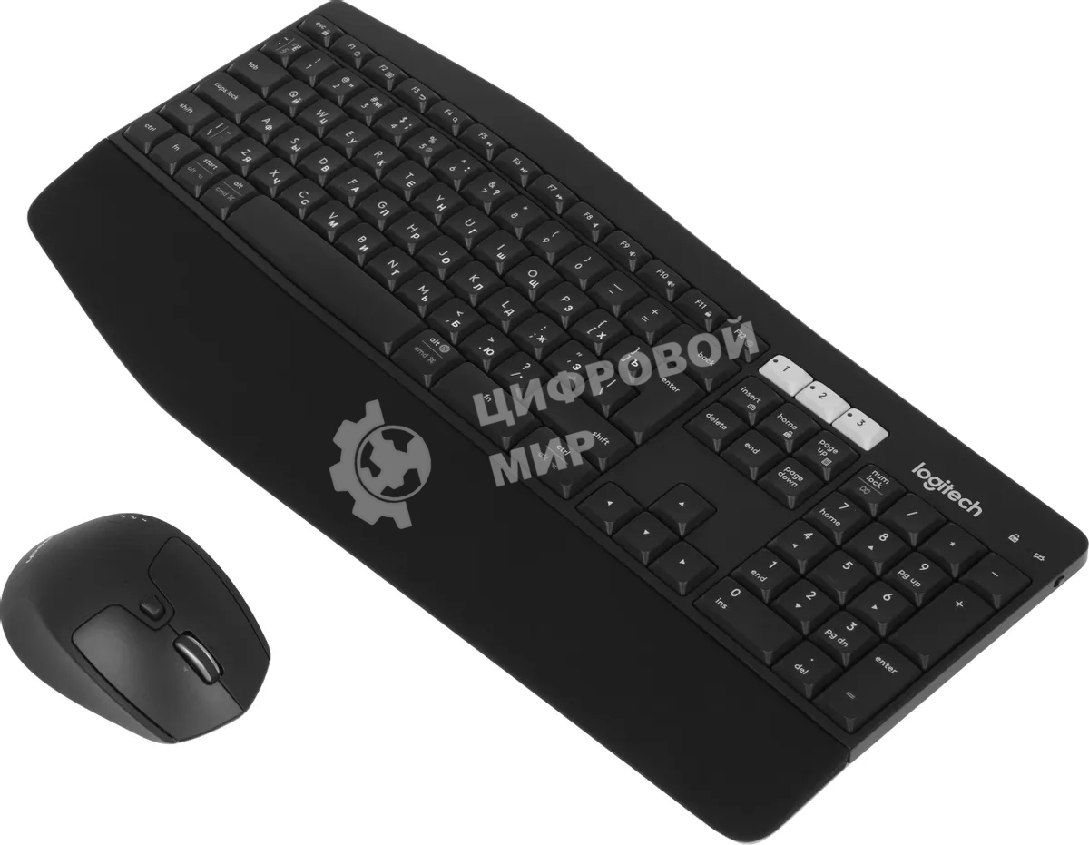 Комплект клавиатура+мышь Logitech MK850 беспроводной, USB, 1000 DPI, чёрный