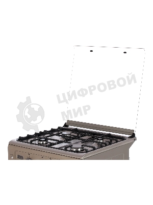 Плита газовая Gefest ПГ 6100-03 0004 серебристый, конфорок 4 шт, духовка 52 л, 60 см x 85 см x 60 см