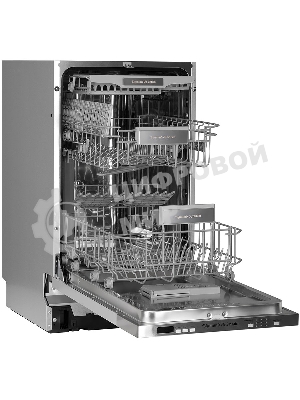 Встраиваемая посудомоечная машина Zigmund & Shtain DW 301.4, серый, 44.8 см, 11 компл., 49 дБ, класс A++