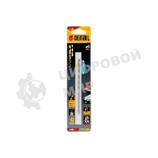 Сверло спиральное по металлу Denzel 4 х 119 мм, Р6М5, Golden Tip, удлиненное