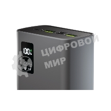 Портативный аккумулятор OLMIO QR-30, 30000mAh, 22.5W, QuickCharge3.0/PowerDelivery, LCD, серый