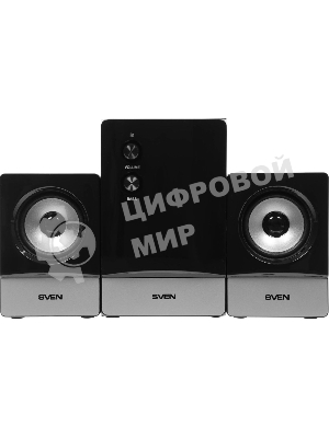 Акустическая система SVEN MS-90 черный (2x2.5W+ сабвуфер 5W, дерево)