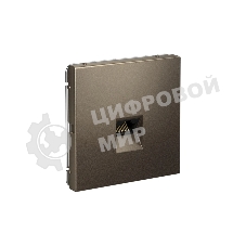 Розетка компьютерная SE GAL000683 ArtGallery RJ45 кат.5E механизм мокко