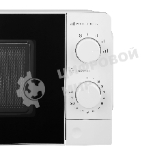 Микроволновая печь WILLMARK WMO-202MW белый, 20 л, 700 Вт, переключатели - поворотный механизм