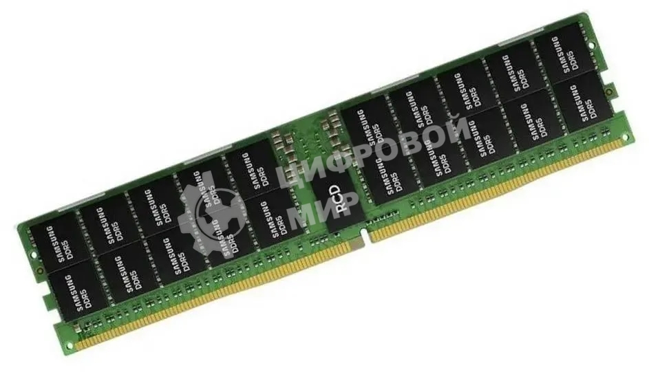 Оперативная память Samsung, DDR5, 32GB (1x32GB), 4800MHz, CL40, ECC, RDIMM, OEM