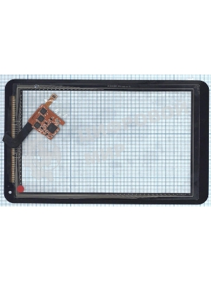 Сенсорное стекло (тачскрин) для LG Optimus Pad (V900), черное