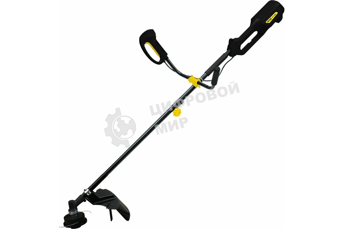 Триммер электрический Huter GET-1500B 1500Вт неразбор.штан. реж.эл.:леска/нож