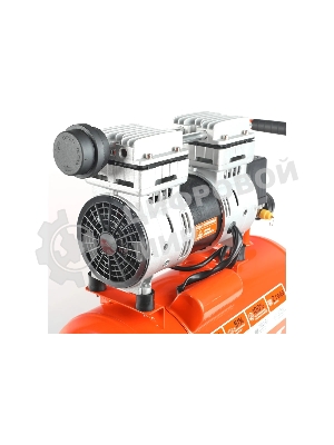 Компрессор Patriot WO 24-160 525306375 Безмасляный; Мощн. 1,1 кВт; Напр. 230В Об. двиг.: 2850 об/мин; Производительность: 160 л/мин; Объем ресивера: 24 л; Давление: 8 бар