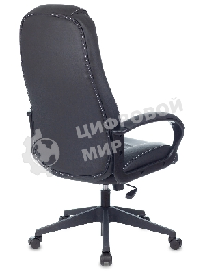 Кресло игровое Zombie 8 черный, искусственная кожа, крестовина пластик