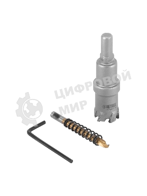 Коронка по металлу Denzel твердосплавная, 22 мм