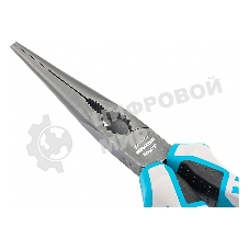 Длинногубцы прямые Gross 17171 205 мм, трехкомпонентные рукоятки